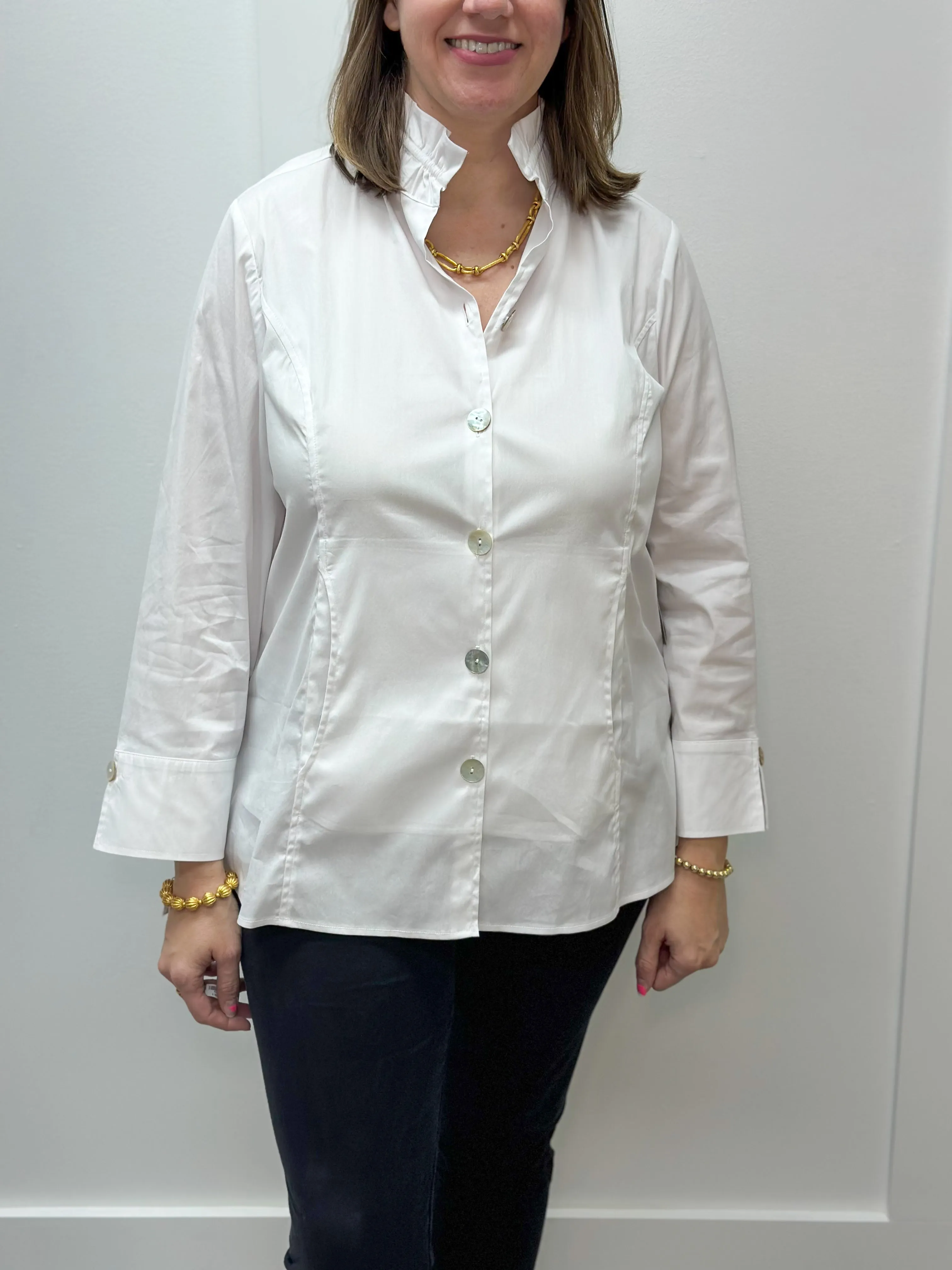 Perfect Travel Sculpted Collar - White
