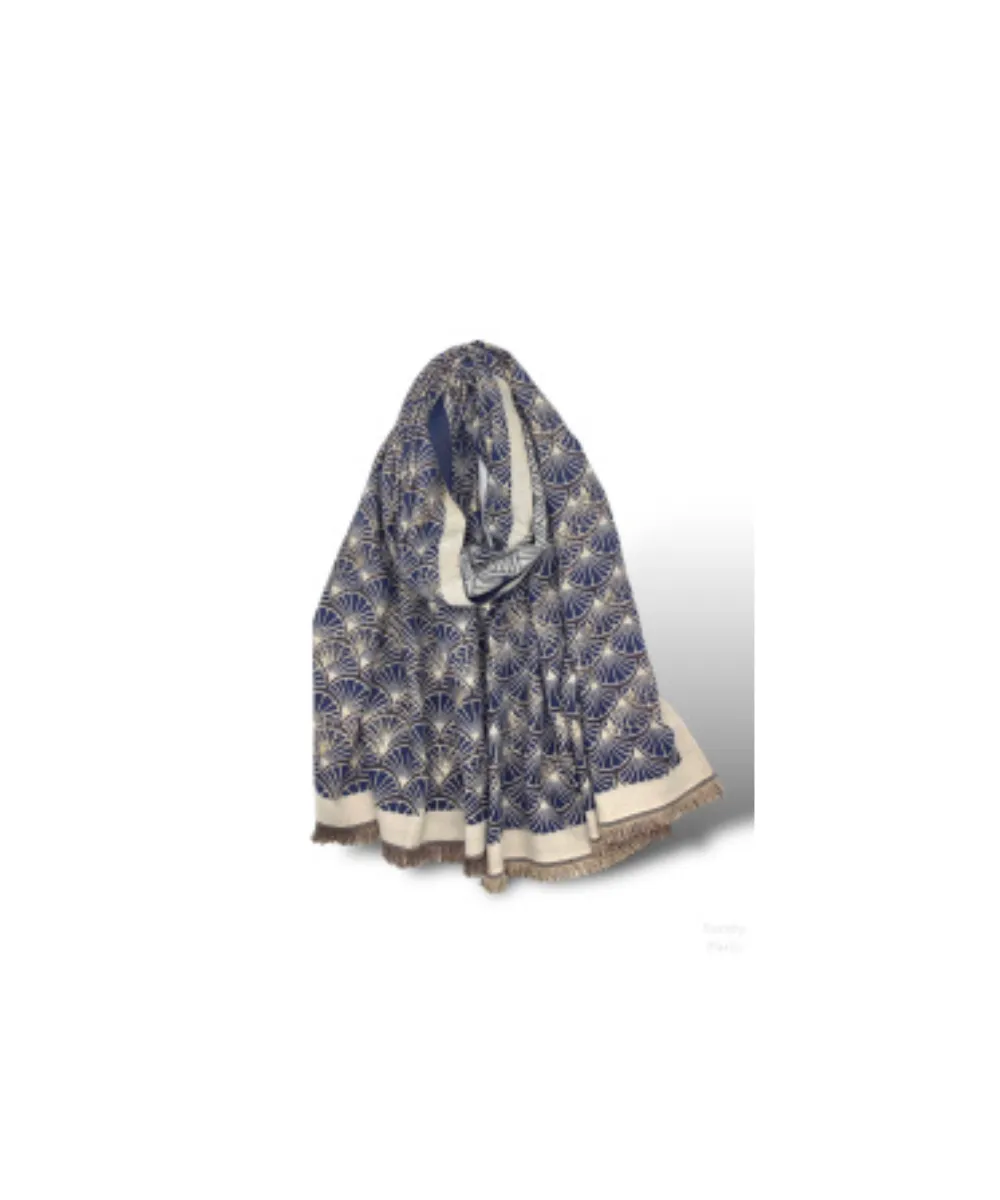 PRINTED WINTER SCARF IN MULTI