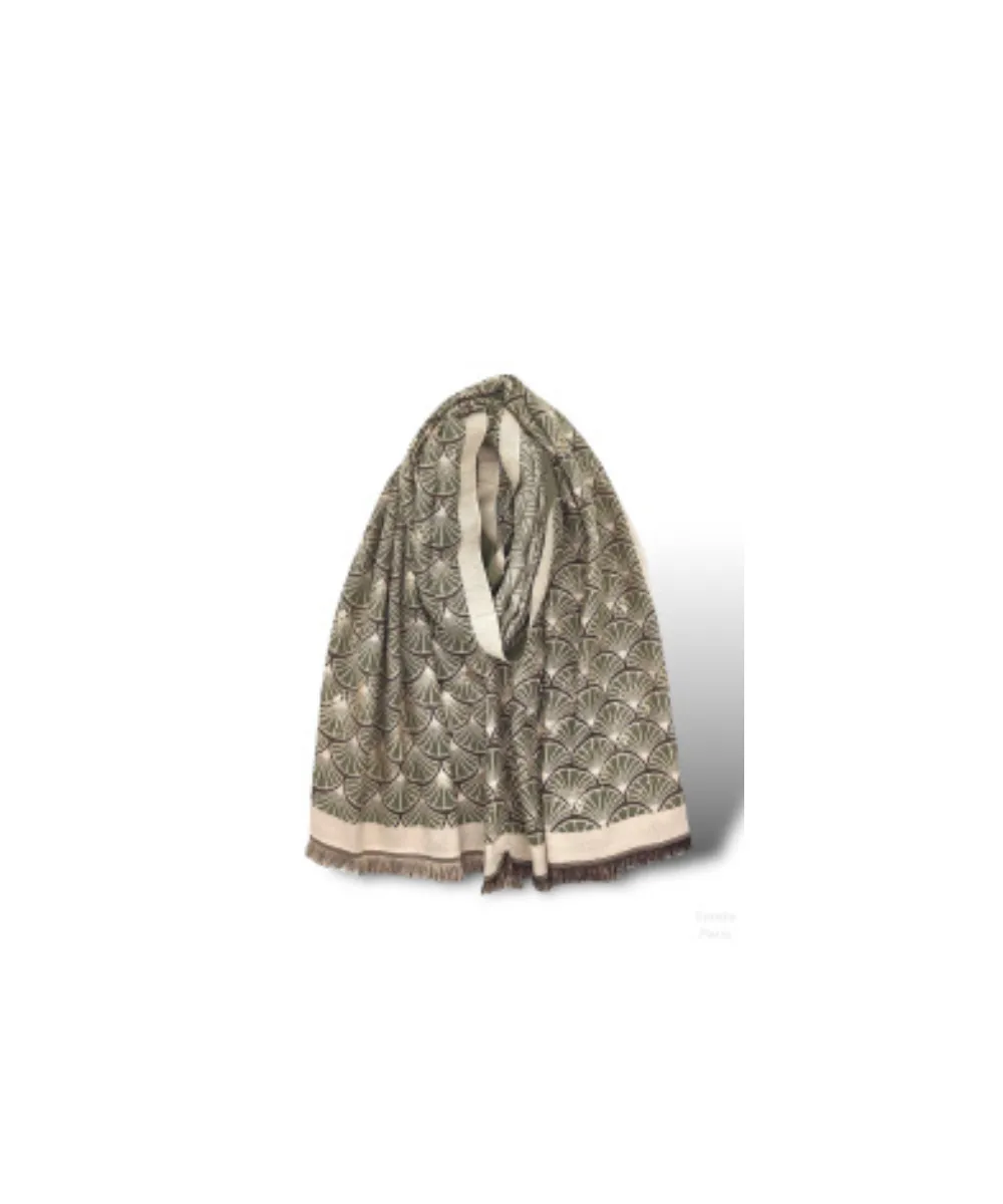 PRINTED WINTER SCARF IN MULTI