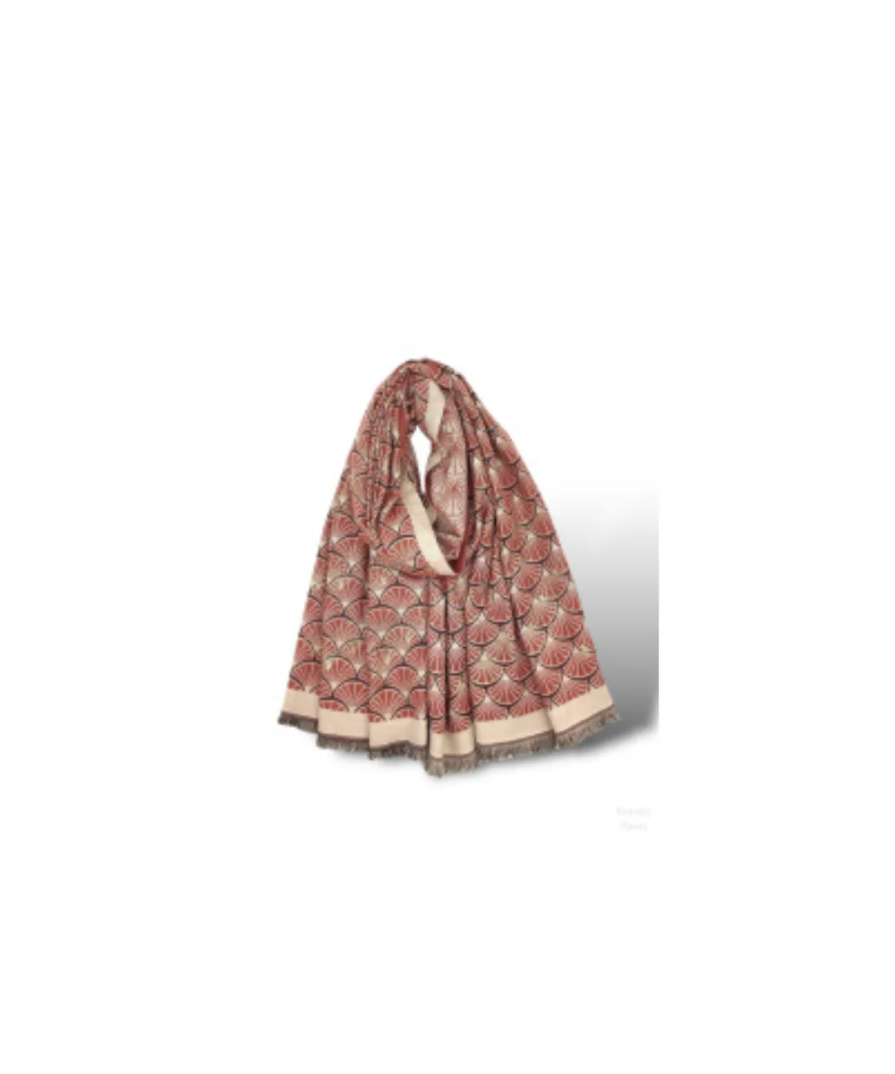 PRINTED WINTER SCARF IN MULTI