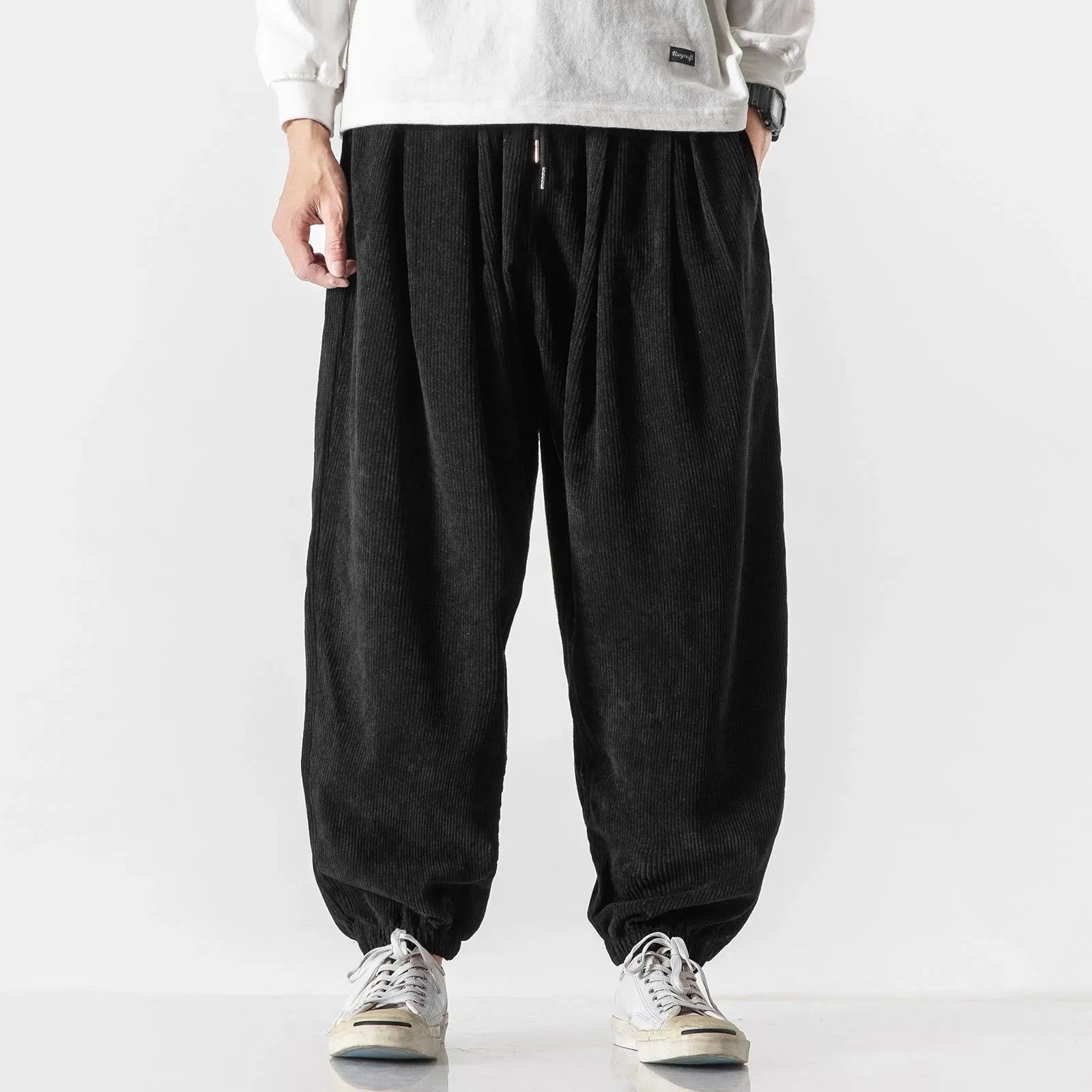"Sumu" corduroy harem pants