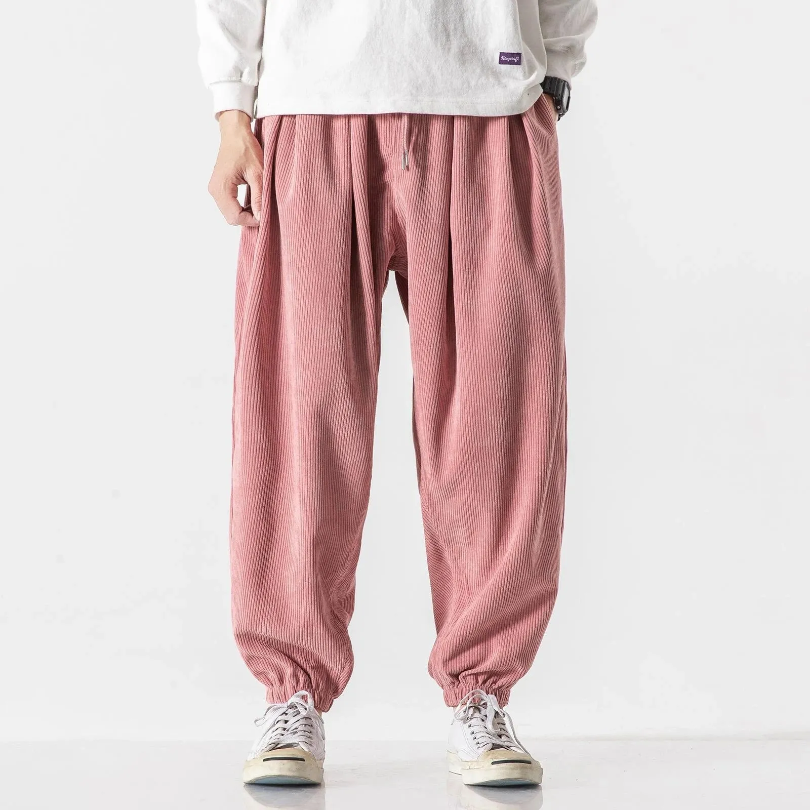 "Sumu" corduroy harem pants