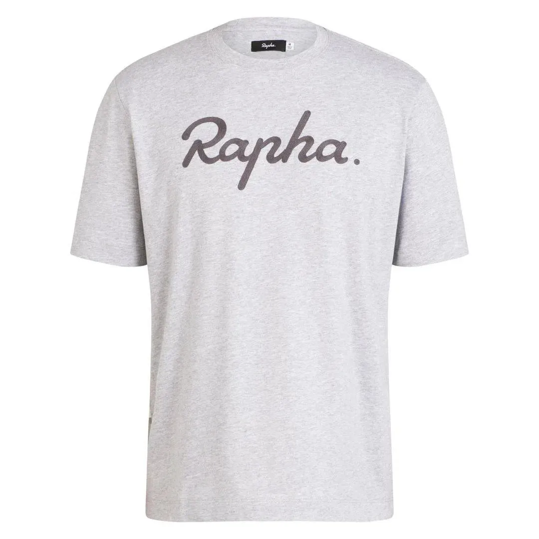 RAPHA Logo Tshirt - Grey/ Dark Grey