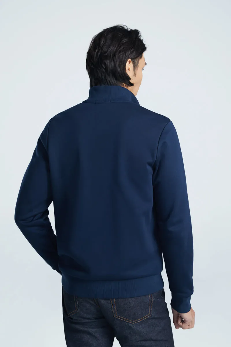 Regal Slim Fleece Half Zip Sweatshirt | Navy 14036N