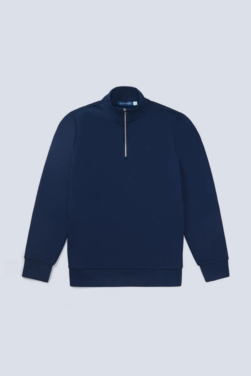 Regal Slim Fleece Half Zip Sweatshirt | Navy 14036N