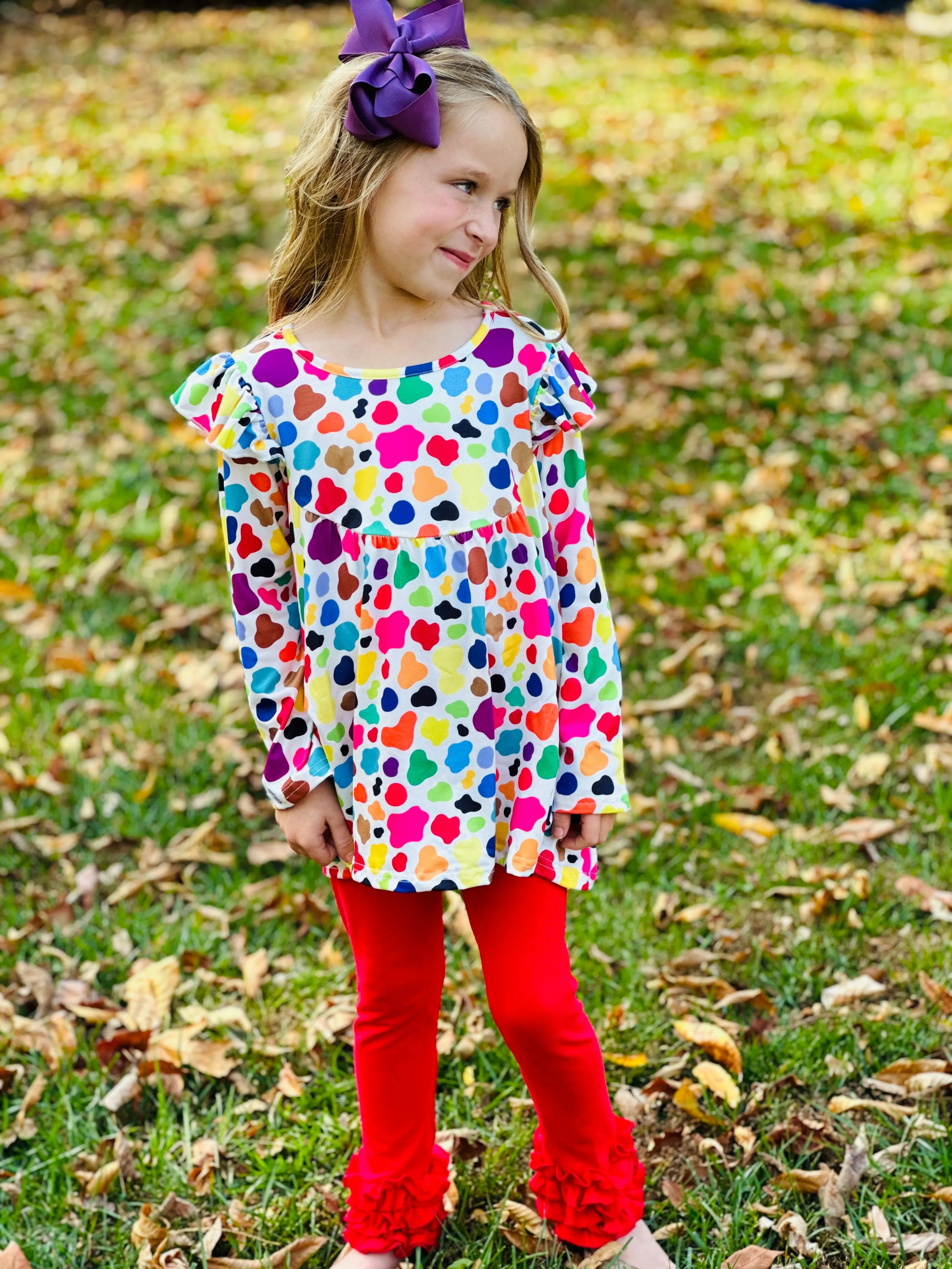 RG™ Rainbow Safari Ruffle Icing Leggings Set