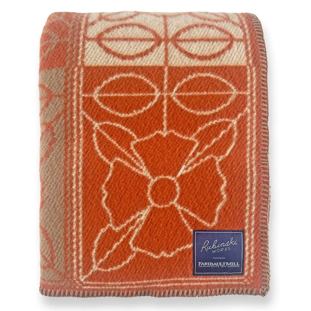 Rubinski Works Four Directions Flora Throw