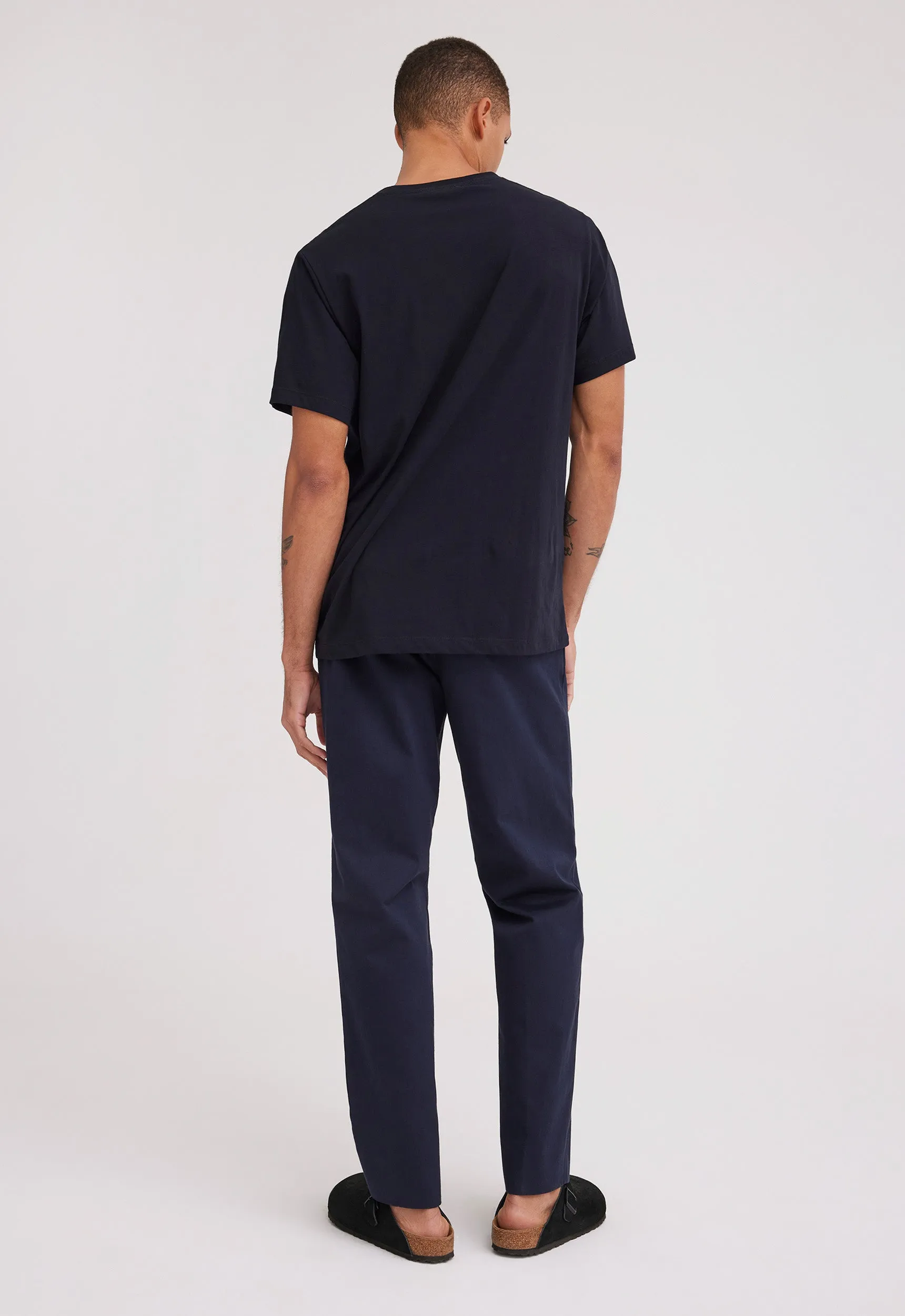 Sans Cotton Tee - Darkest Navy