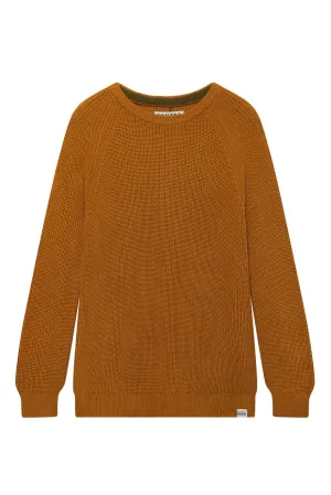 SERGIO - Organic Cotton Jumper Mustard