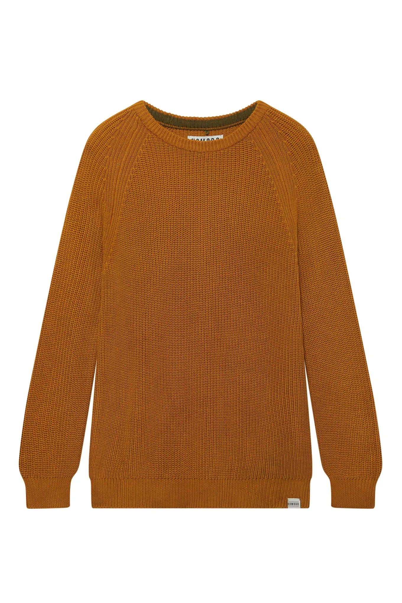 SERGIO - Organic Cotton Jumper Mustard