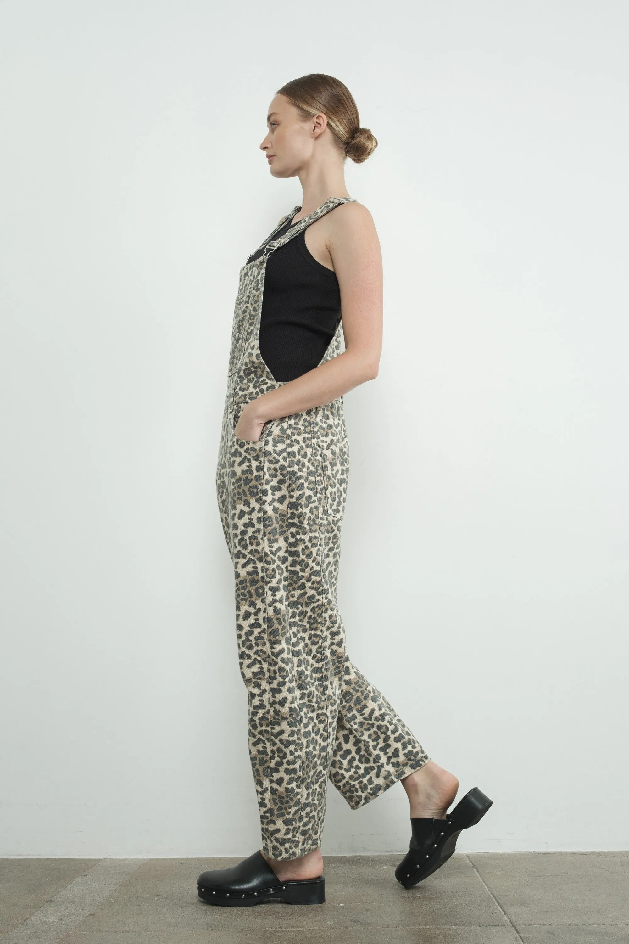 Slouchy Fit Denim Overall