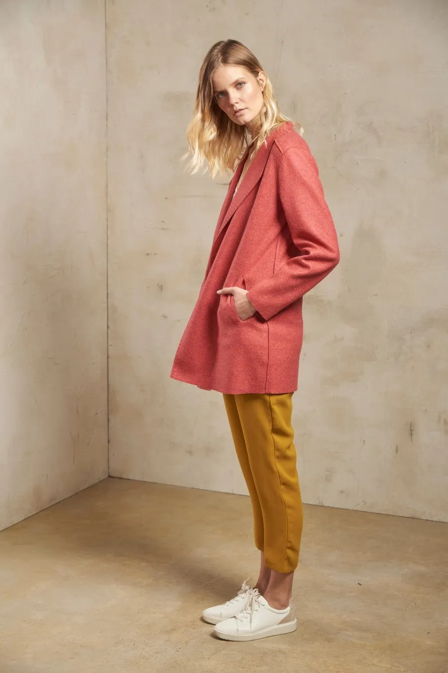 Sultan Coat Alpaca & Wool Color Cayenne