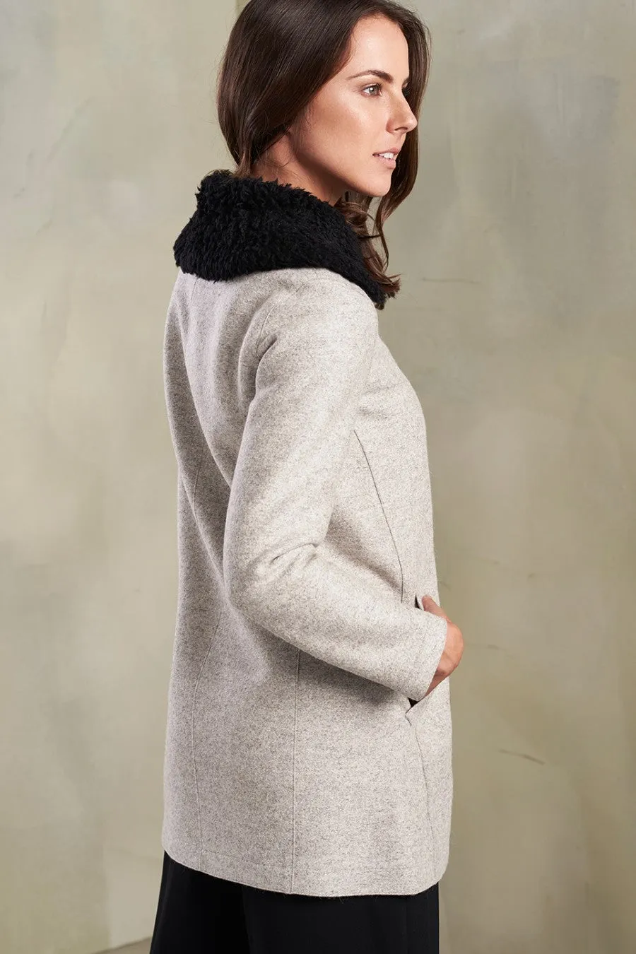Toast Coat Alpaca & Wool Color Lluvia