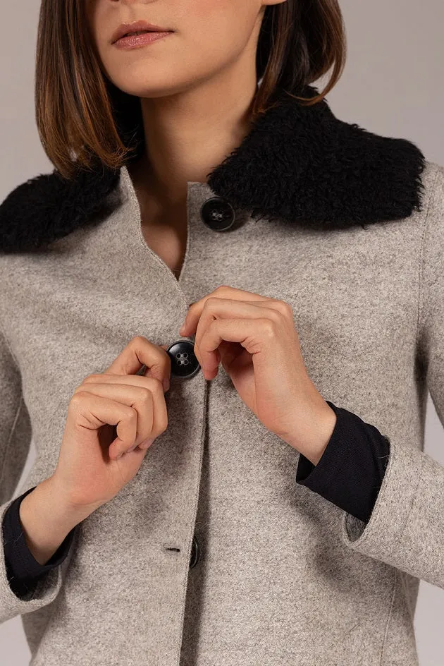 Toast Coat Alpaca & Wool Color Lluvia