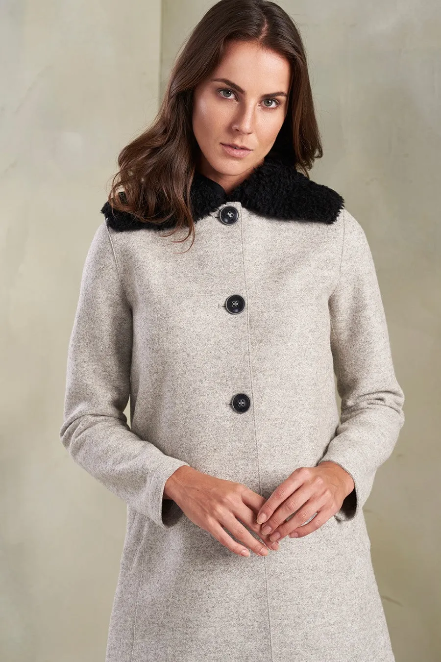 Toast Coat Alpaca & Wool Color Lluvia