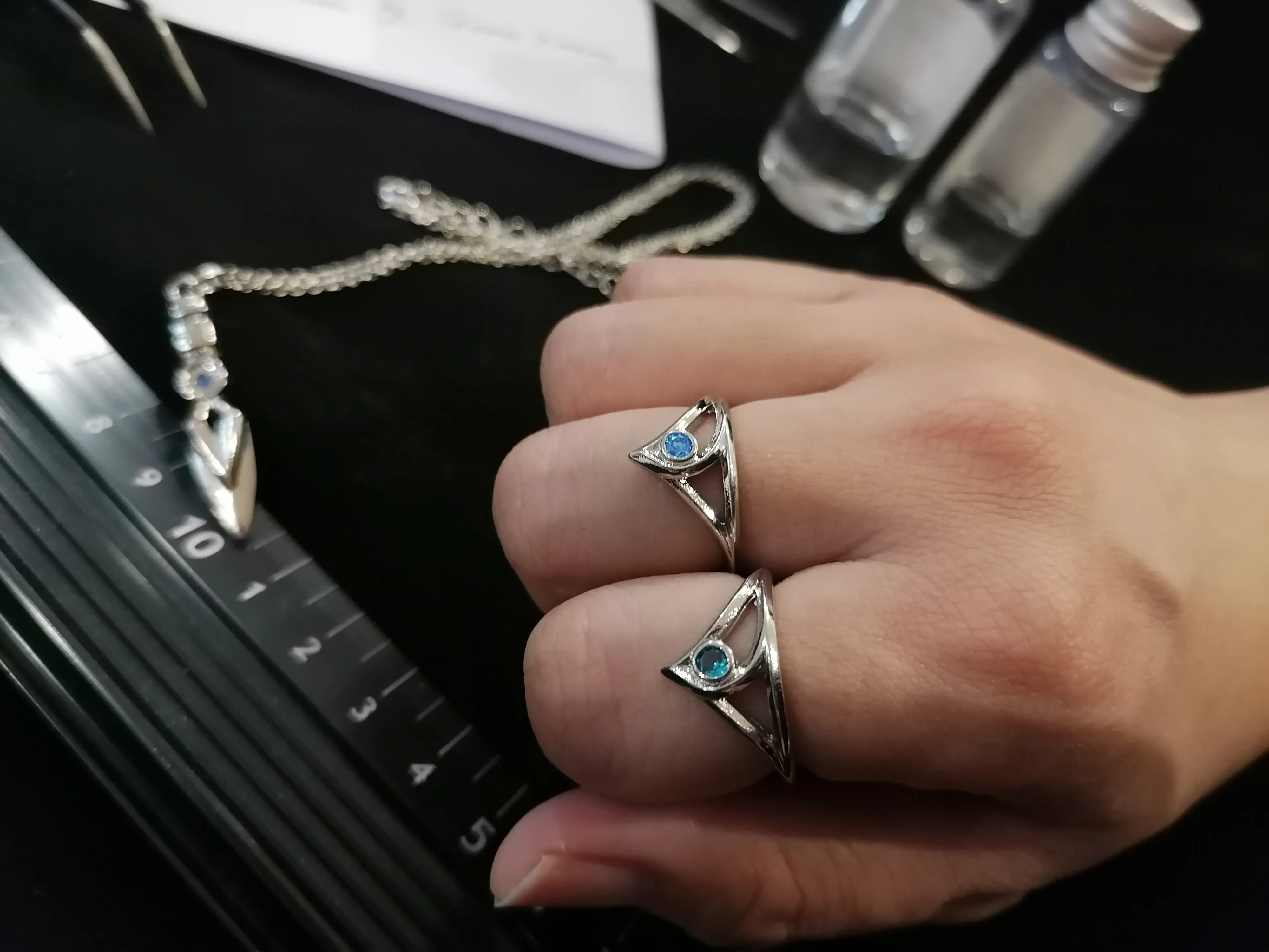 Valorant Sage Rings & Jett Necklace