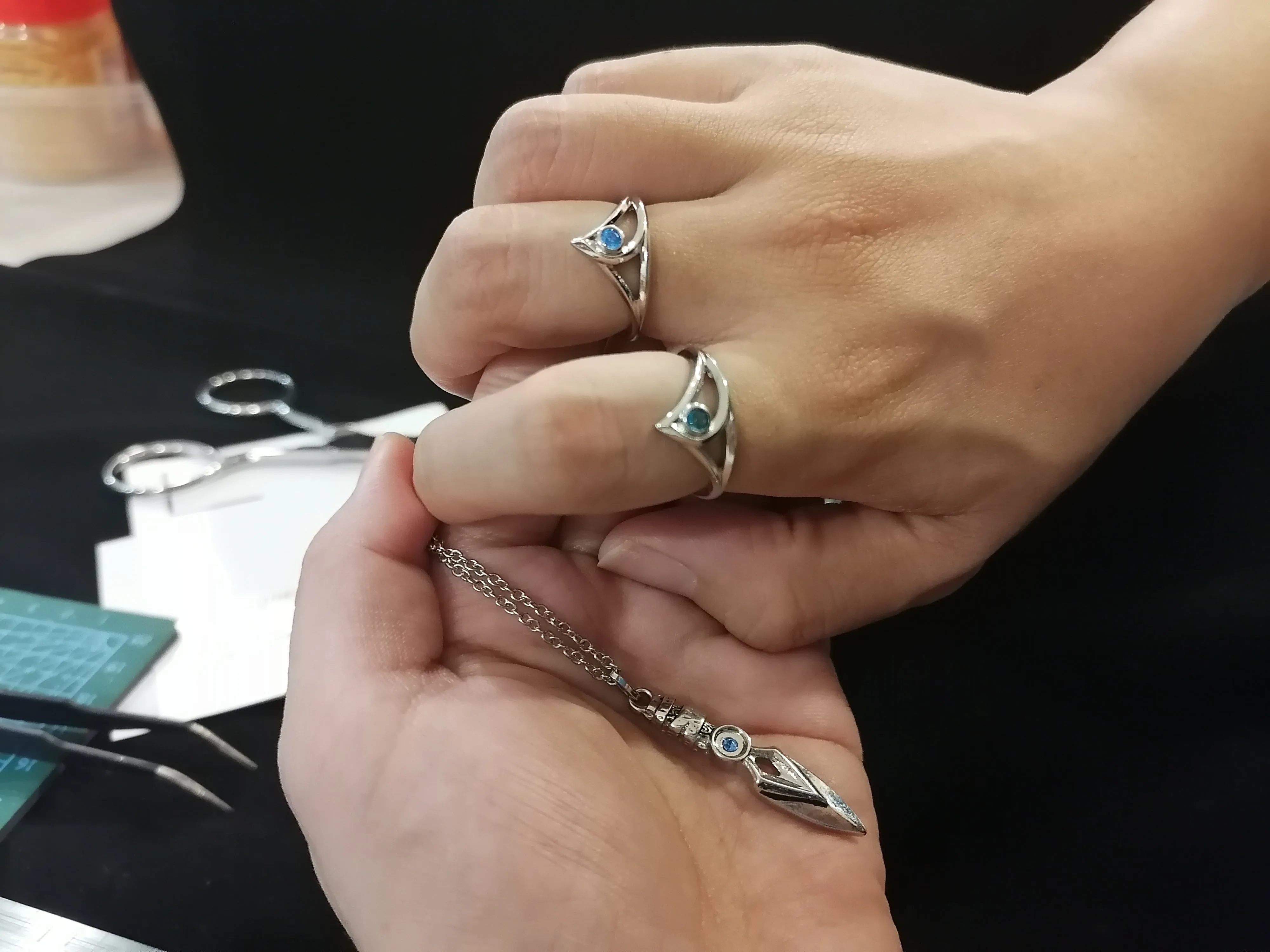 Valorant Sage Rings & Jett Necklace