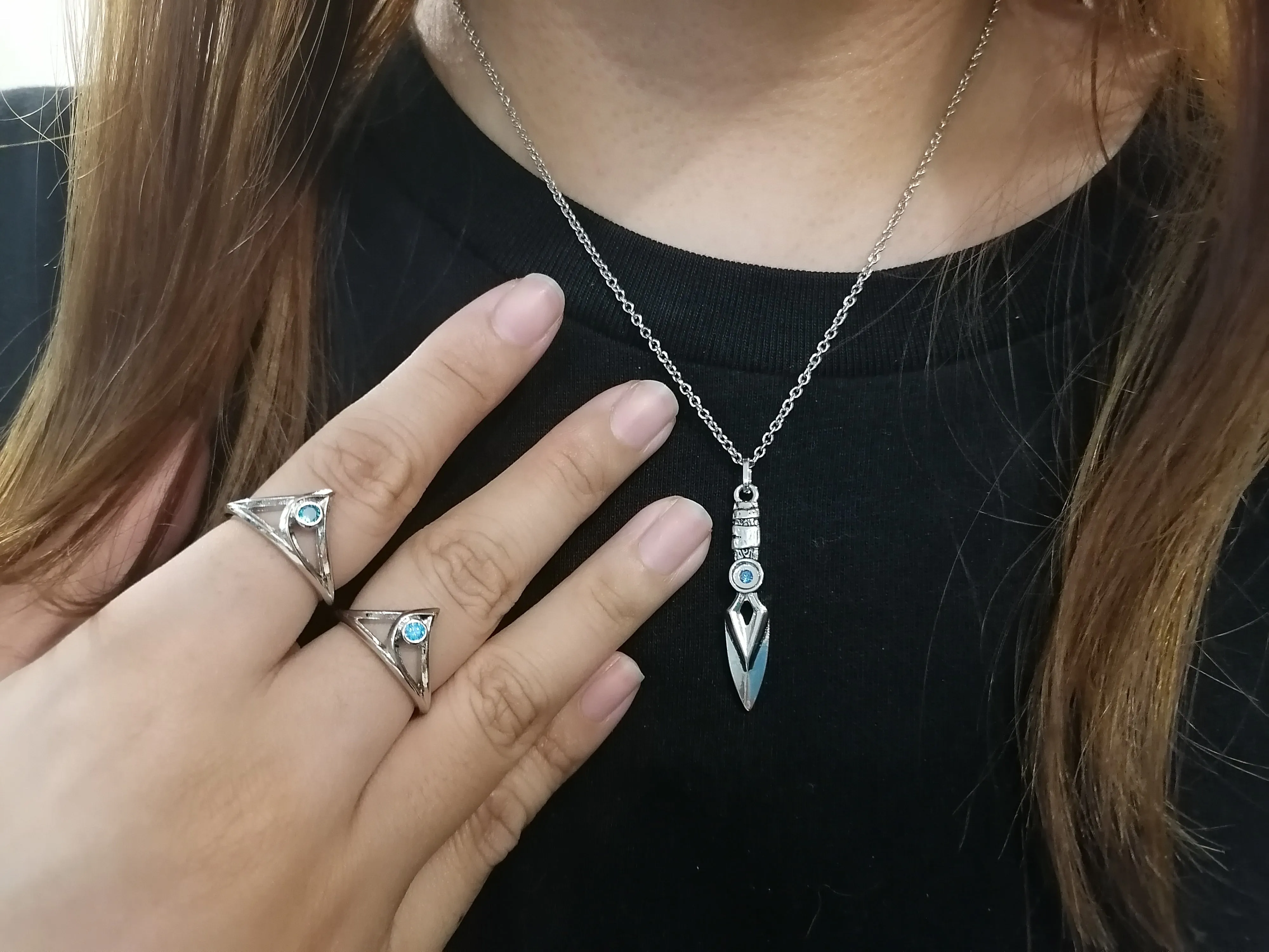 Valorant Sage Rings & Jett Necklace