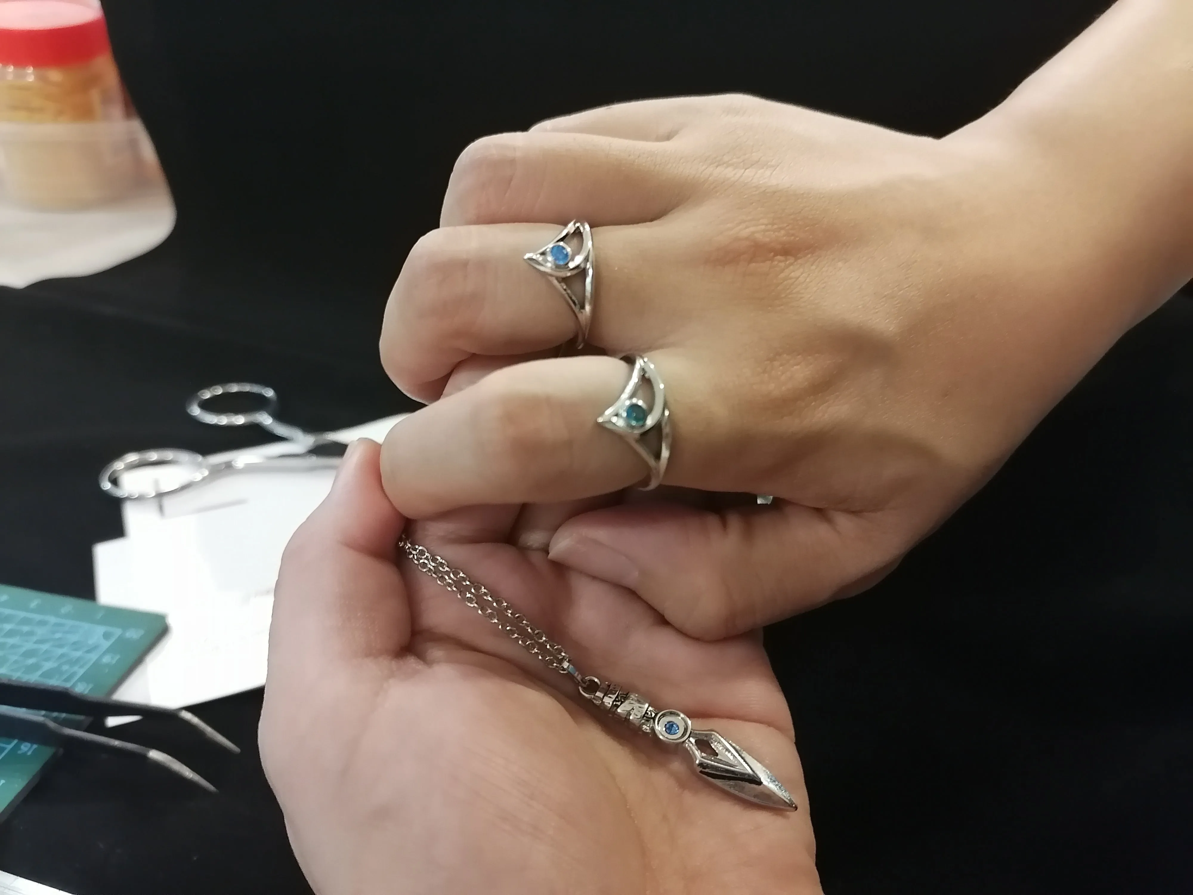 Valorant Sage Rings & Jett Necklace