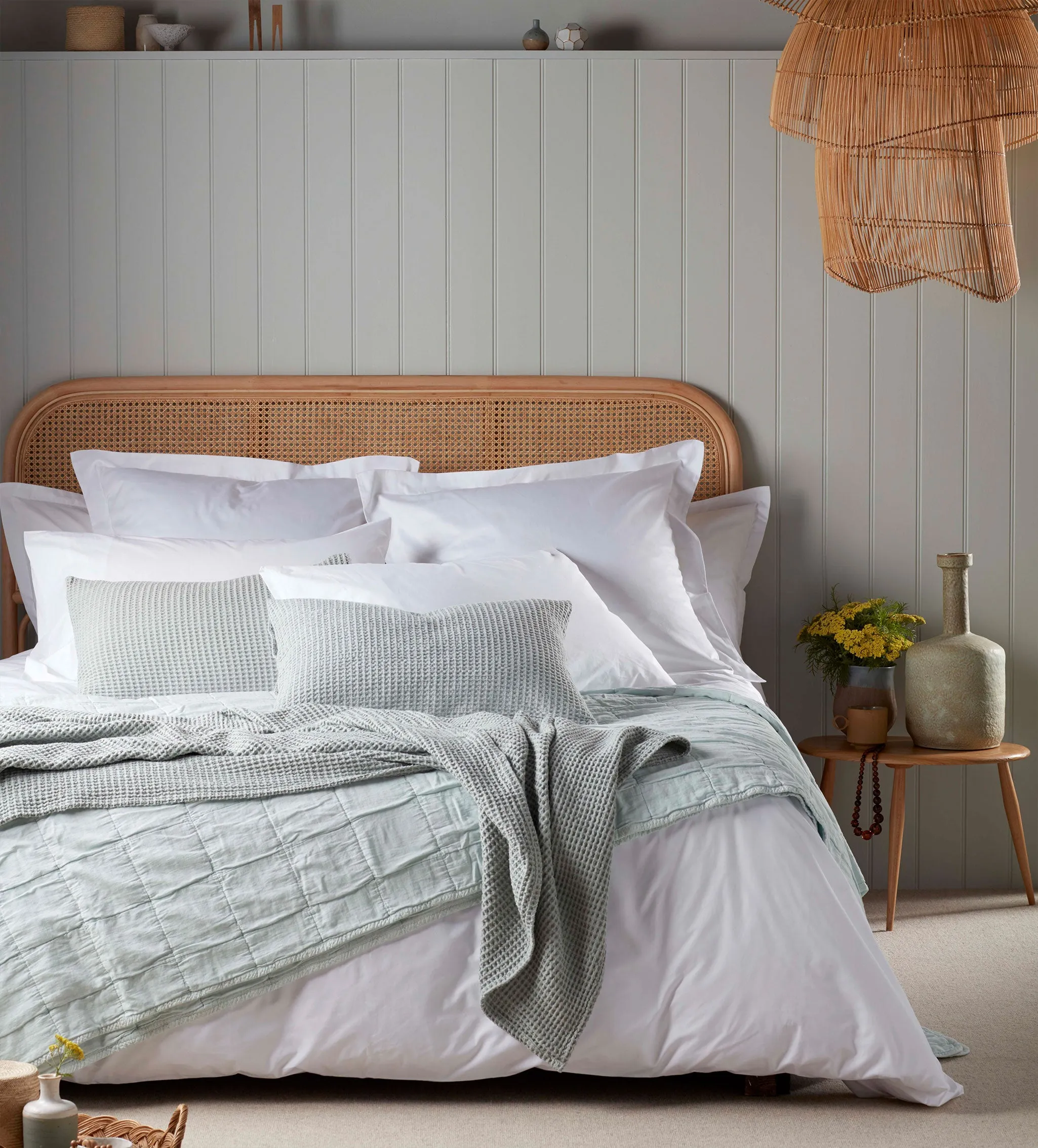 White Petworth 100% Cotton 400 Thread Count Bed Linen