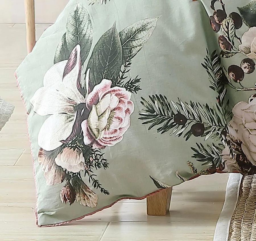 Winter Quilt Cover Set Range Sage