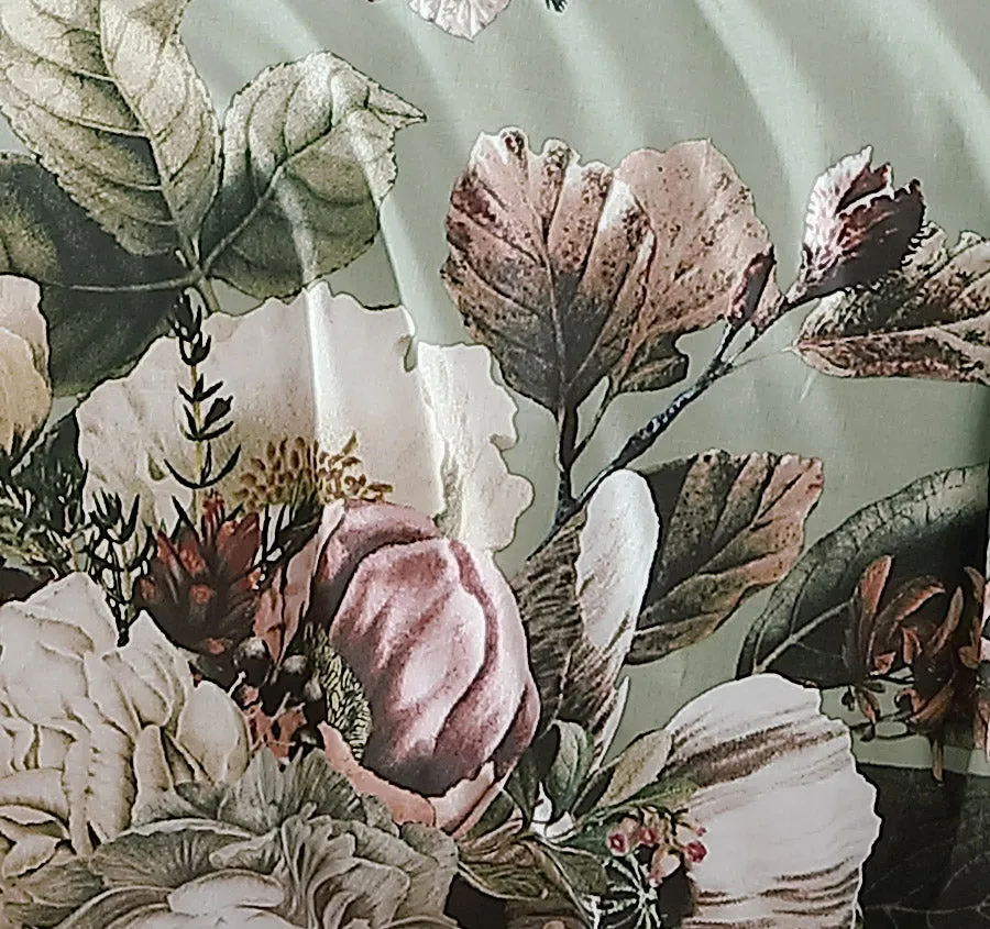Winter Quilt Cover Set Range Sage