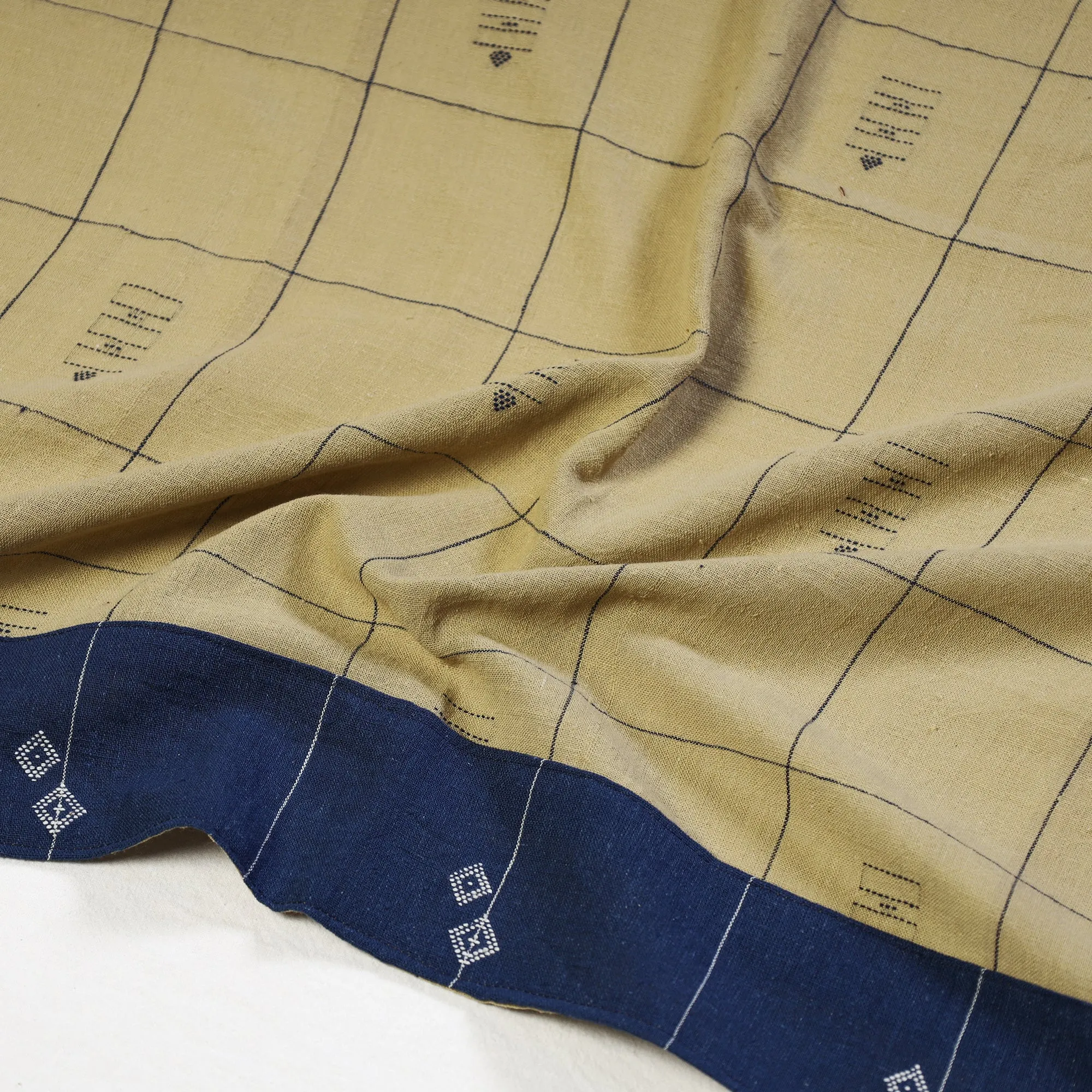 Yellow - Organic Kala Cotton Handloom Blouse Material