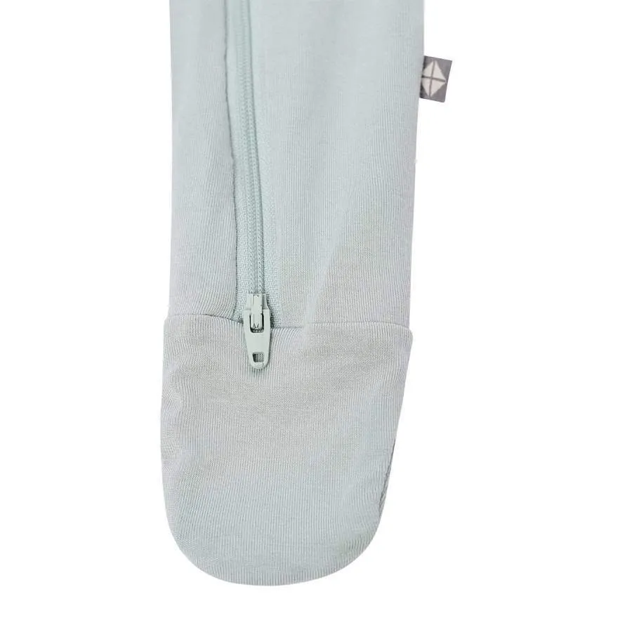 Zippered Footie in Sage
